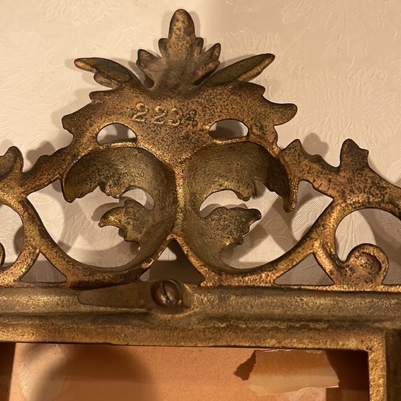 Antiquarian Ornate Gilt Metal Picture, Photo Portrait Frame & Easel Stand - Picture 11 of 16